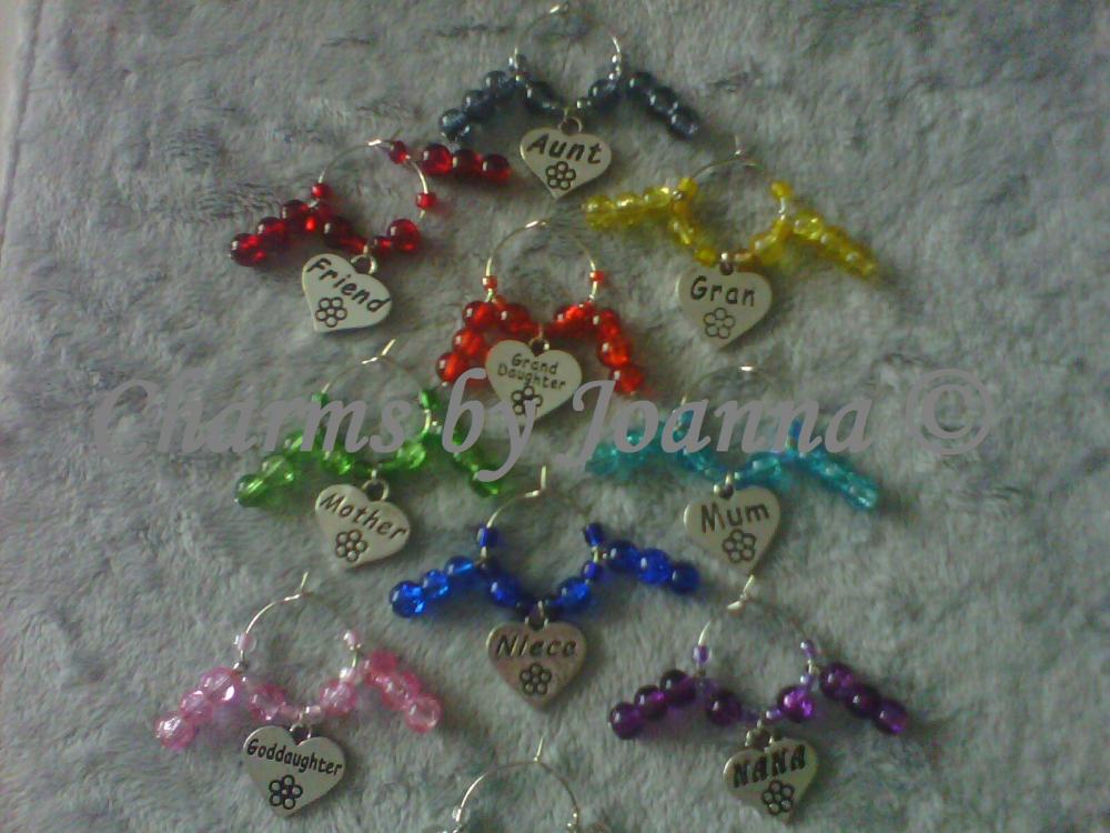 Wedding/party Wine Glass Charms